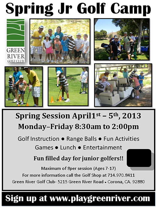 Green River Golf Club Junior Camp