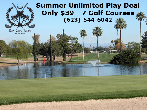 Unlimited Play Special Sun City West Golf, Arizona