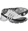 Adidas Mens Powerband 3.0 Golf Shoes (White/Navy/Metallic Silver)