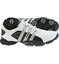 Adidas Mens Powerband 4.0 - White/Black/Metallic Silver Golf Shoes
