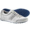 Ecco Mens Golf Street Premier Golf Shoes (Concrete/White/Royal)