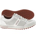 Ecco Mens Street Textile - White/White Textile Golf Shoe