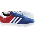 Adidas Mens Limited Edition Samba Golf Shoes - (Red/White/Blue)