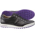 Ecco Mens Street Lizard Casual Golf Shoes - (Black/Black)