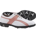 Footjoy Men s ICON - White/Coral Golf Shoes (FJ#52176)