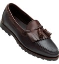 Footjoy Men s Country Club Casuals - Black Tumble with Brown Kiltie and Trim (FJ#79159)
