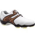 Footjoy Men s DryJoy s - White/Taupe Smooth (53656)